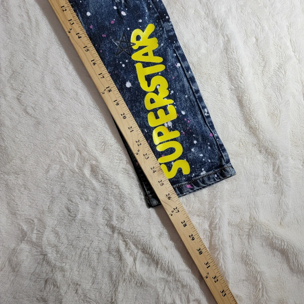 Evolution in Design Girls Blue Jeans Stretch Size 16 Girl Regular Length - Picture 6 of 9